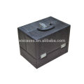 high quality&fashional leather makeup case with 4 trays inside from China manufacturer